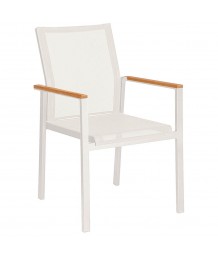 Barlow Tyrie - Aura Arctic White and Pearl Armchair